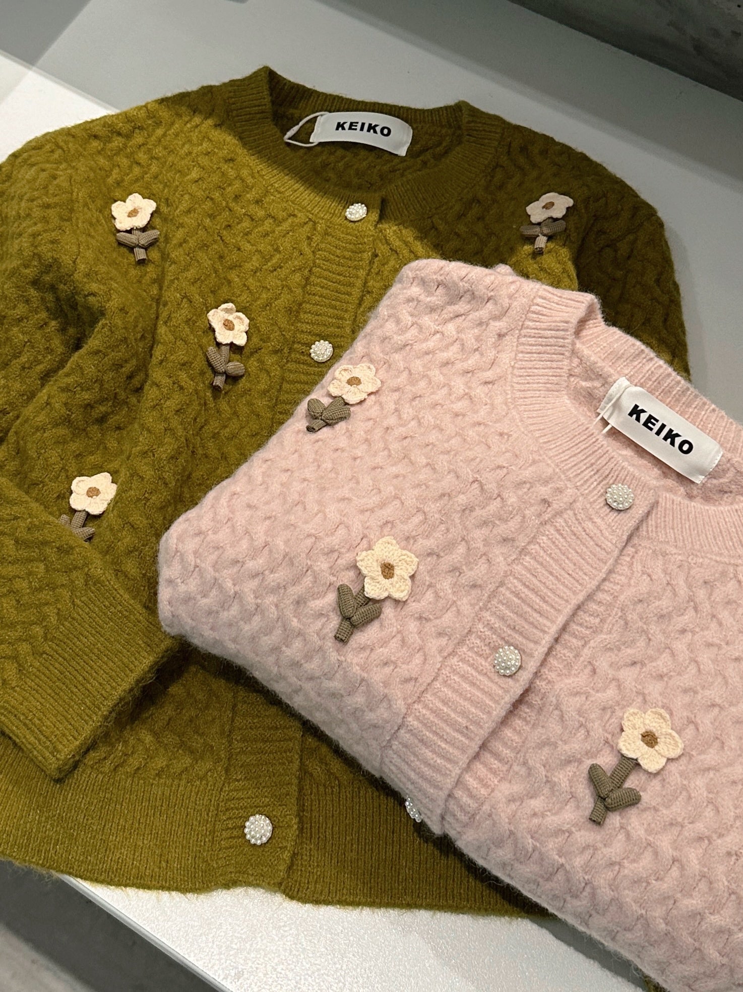 keiko Samsoe Samsoe Keiko Turtleneck Chunky Knit in Whisper White